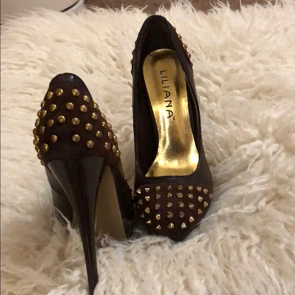 Platform faux leather pumps - Picture 2 of 3